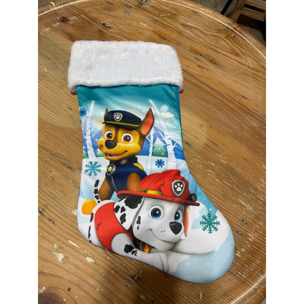 Paw Patrol Christmas Stocking Chase Marshall‎ Kids Holiday Décor